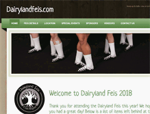 Tablet Screenshot of dairylandfeis.com